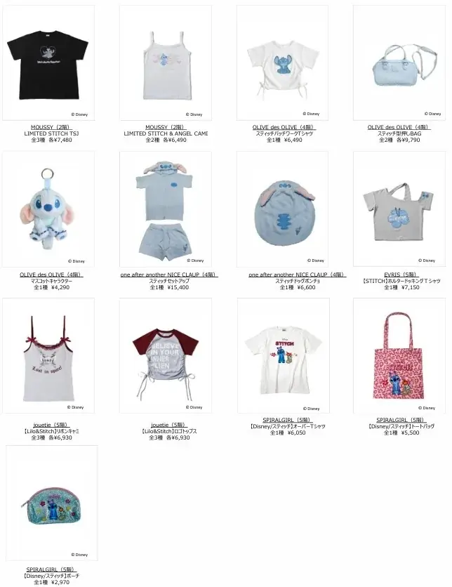 『Disney Stitch SUMMER COLLECTION』 画像 3
