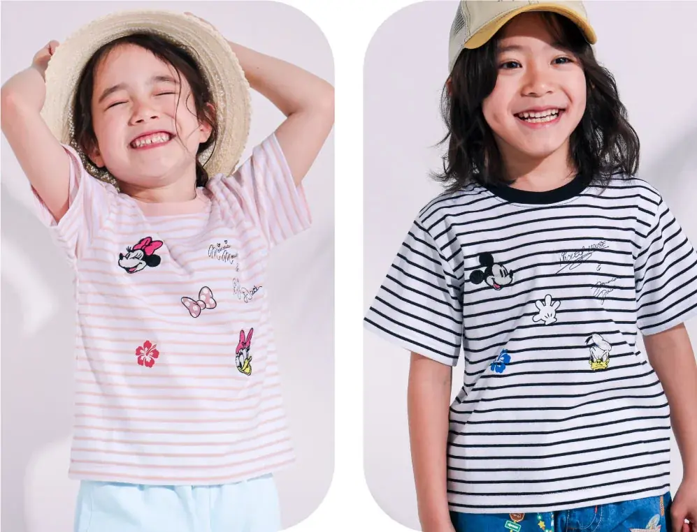 子供服ブランド「SLAP SLIP（スラップ スリップ）」から「ミッキーマウス」＆「ミニーマウス」デザインの夏アイテムが登場！ 画像 5