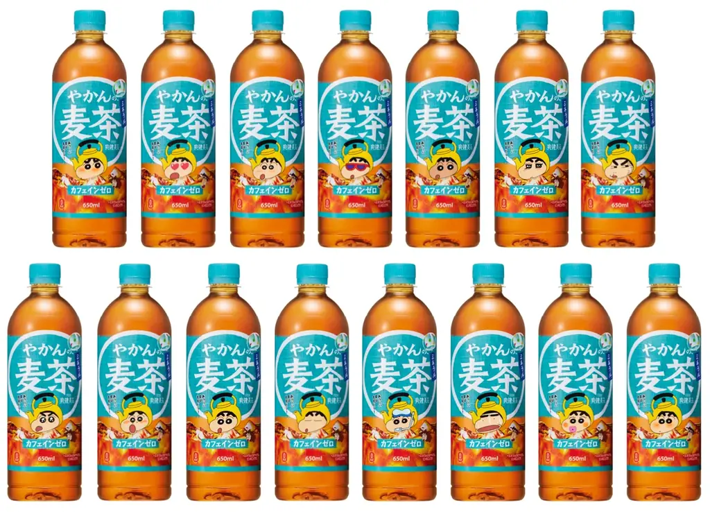 夏限定のデザインで新登場！「やかんの麦茶」より「家族の名言付き！夏のクレヨンしんちゃんボトル」全15種が6月15日（月）全国新発売！ 画像 2