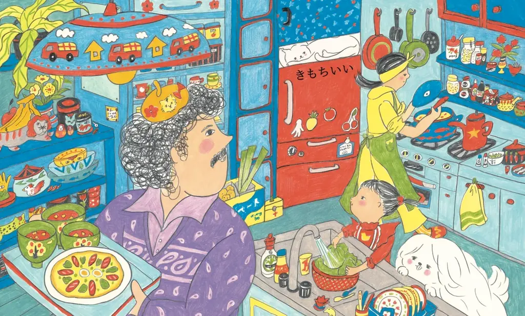 【新刊絵本】イラストレーター・若林夏 初の絵本『きもちいい』発売！ 代官山 蔦屋書店で6月22日（月）より刊行記念原画展開催 画像 4