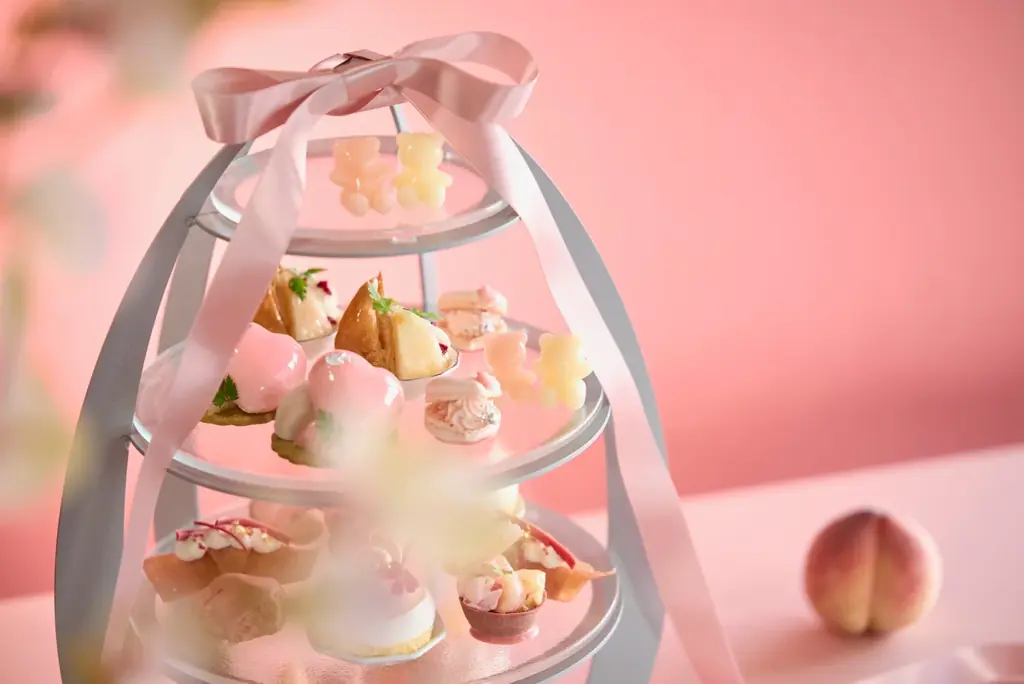 【リニューアルしたティースタンドで彩る】「アフタヌーンティーセット ～Pure Peach～」ご予約受付開始 画像 11