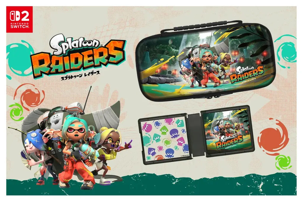 Nintendo Switch 2 用ライセンスアクセサリー「スプラトゥーン レイダース」シリーズ　全2種2026年7月23日（木）より発売開始予定！ 画像 1