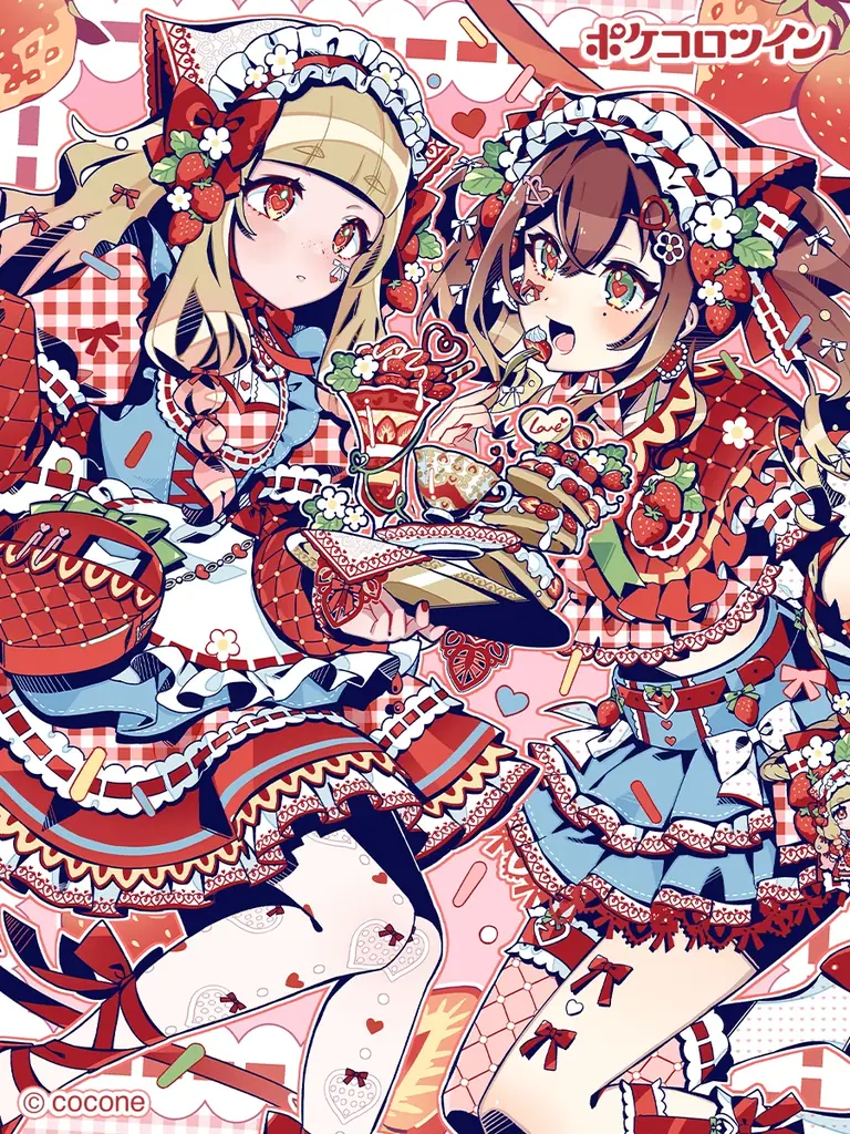 アバター着せかえアプリ『ポケコロツイン』の人気企画第14弾！鮮やかな色彩で描かれるイラストが人気のイラストレーター「のう」さん描き下ろしイラストをアバターアイテム化！ 画像 5