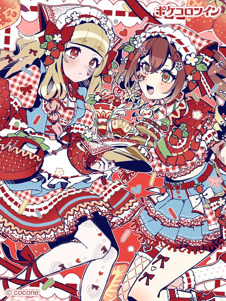 アバター着せかえアプリ『ポケコロツイン』の人気企画第14弾！鮮やかな色彩で描かれるイラストが人気のイラストレーター「のう」さん描き下ろしイラストをアバターアイテム化！ 画像 8