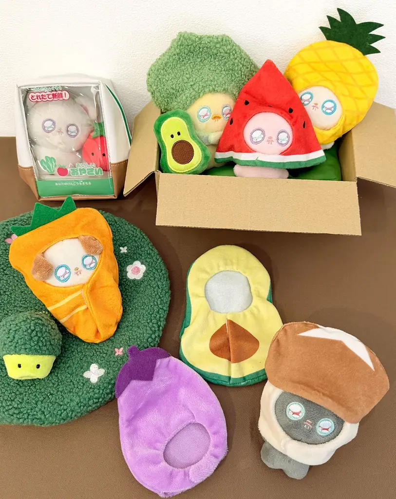 推しの“ぬい”が野菜に変身！？『とれたて野菜』をテーマにしたぬい活アイテムがサンキューマートに新登場！7月中旬よりALL390円（税込429円）で発売 画像 2