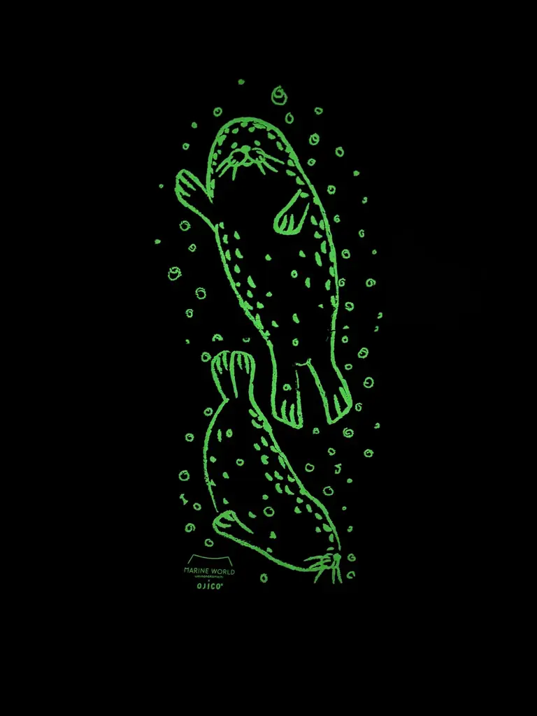 海の生き物たちをモチーフにした新作Tシャツ4種がマリンワールド海の中道限定販売で登場！ 画像 7
