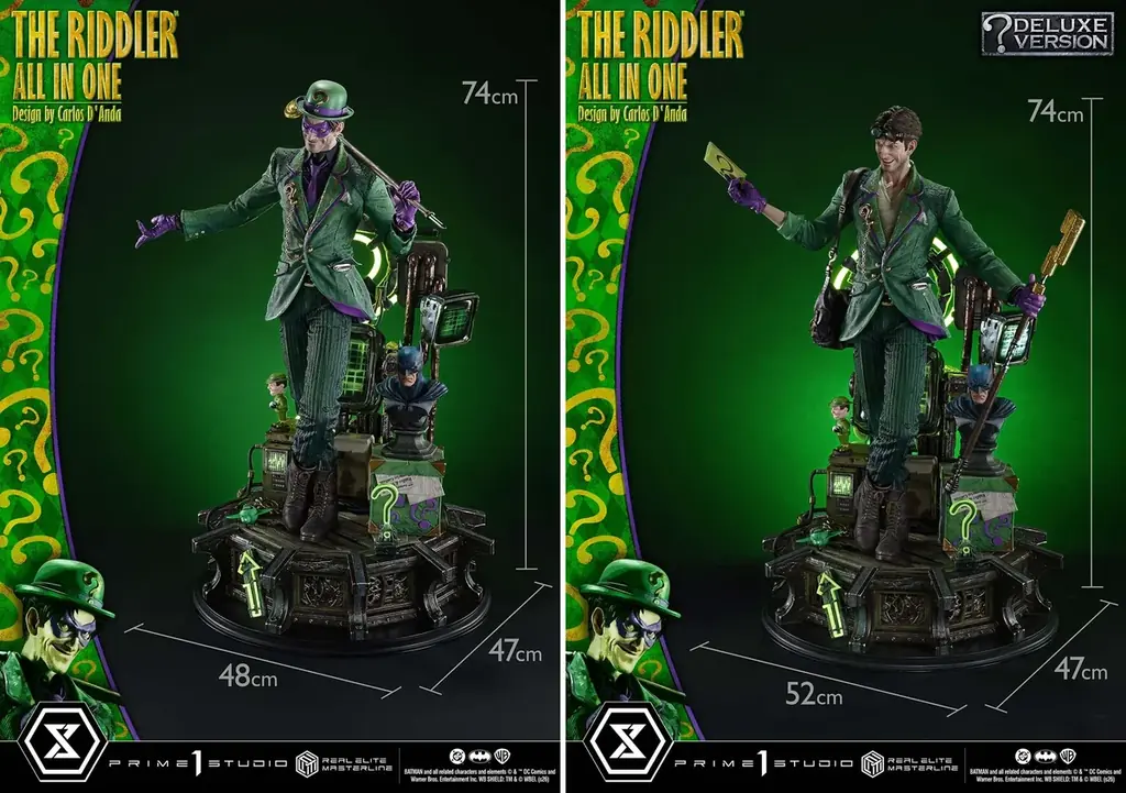 DCコミックス『バットマン』より、 知能犯「リドラー」の1/3スケールスタチューが登場 画像 21