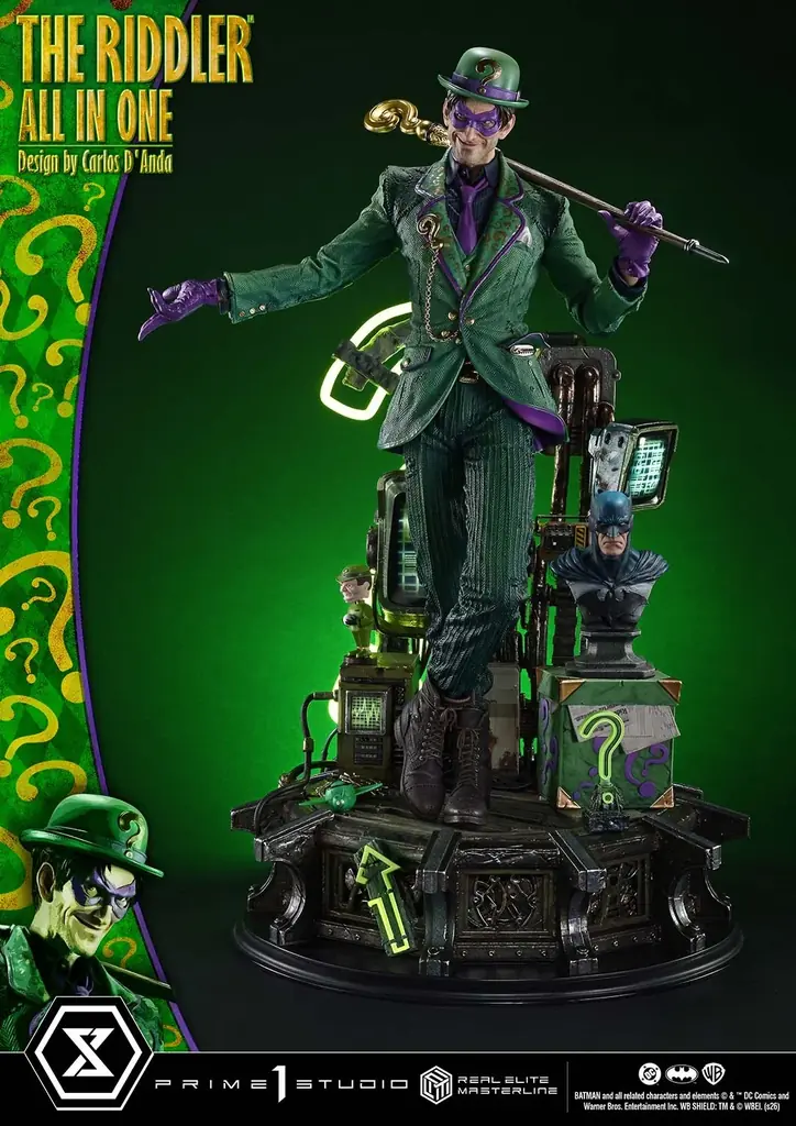 DCコミックス『バットマン』より、 知能犯「リドラー」の1/3スケールスタチューが登場 画像 4