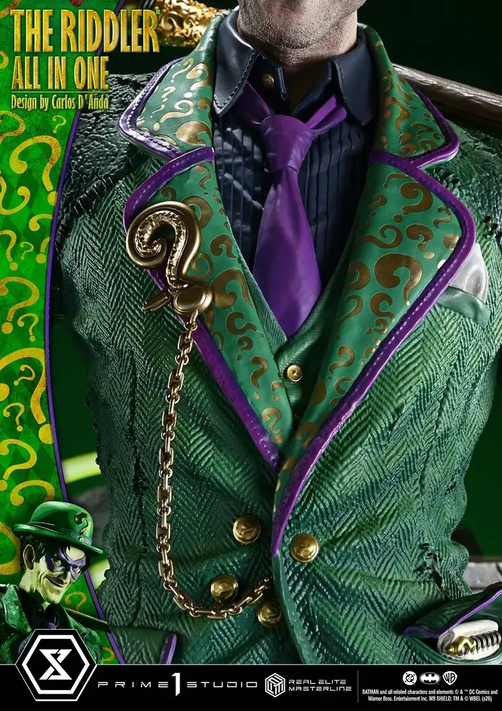 DCコミックス『バットマン』より、 知能犯「リドラー」の1/3スケールスタチューが登場 画像 7