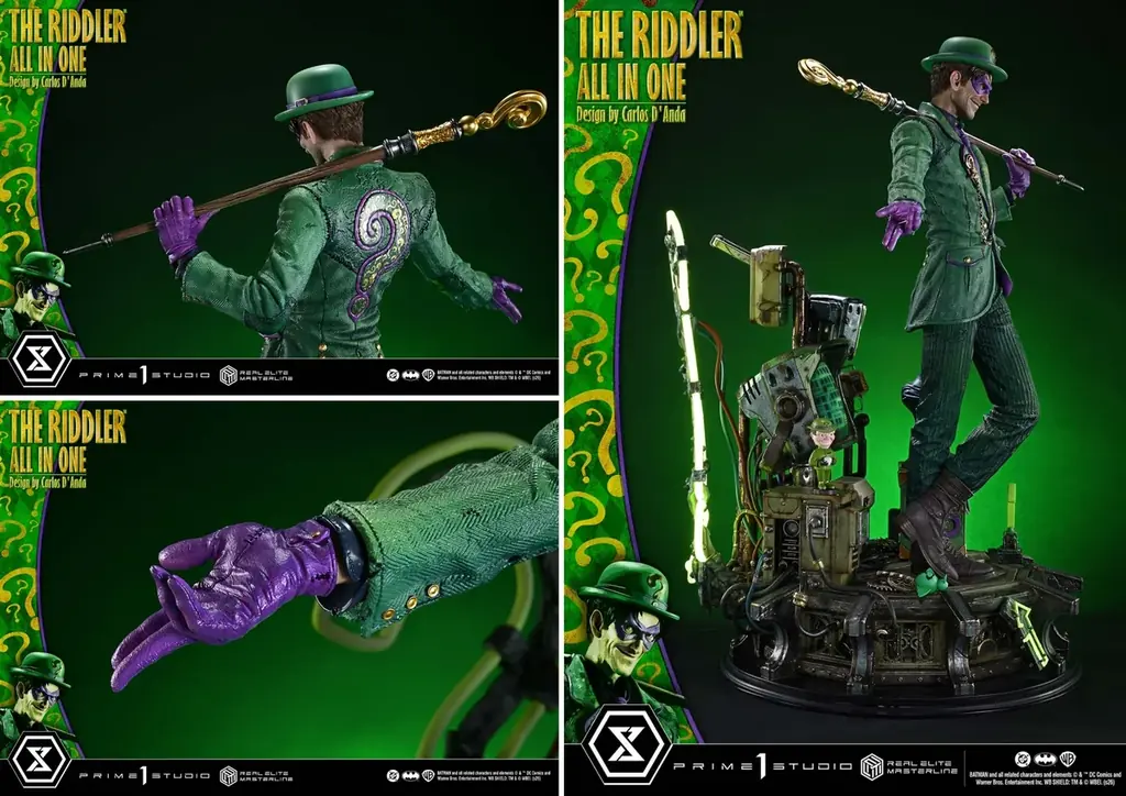DCコミックス『バットマン』より、 知能犯「リドラー」の1/3スケールスタチューが登場 画像 8