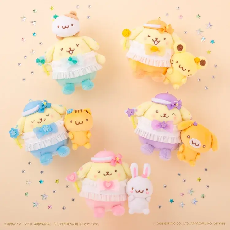 サンリオキャラクターズよりカラフルでかわいい「ポムポムプリンゆめ色チェンジシリーズ」が６月１２日(金)～ むにゅぐるみパティオ公式ECサイトにて受注予約開始！ 画像 4