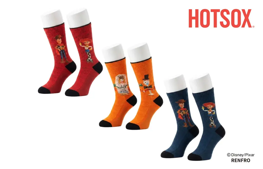 6月15日発売予定｜HOTSOX×トイ・ストーリー5靴下