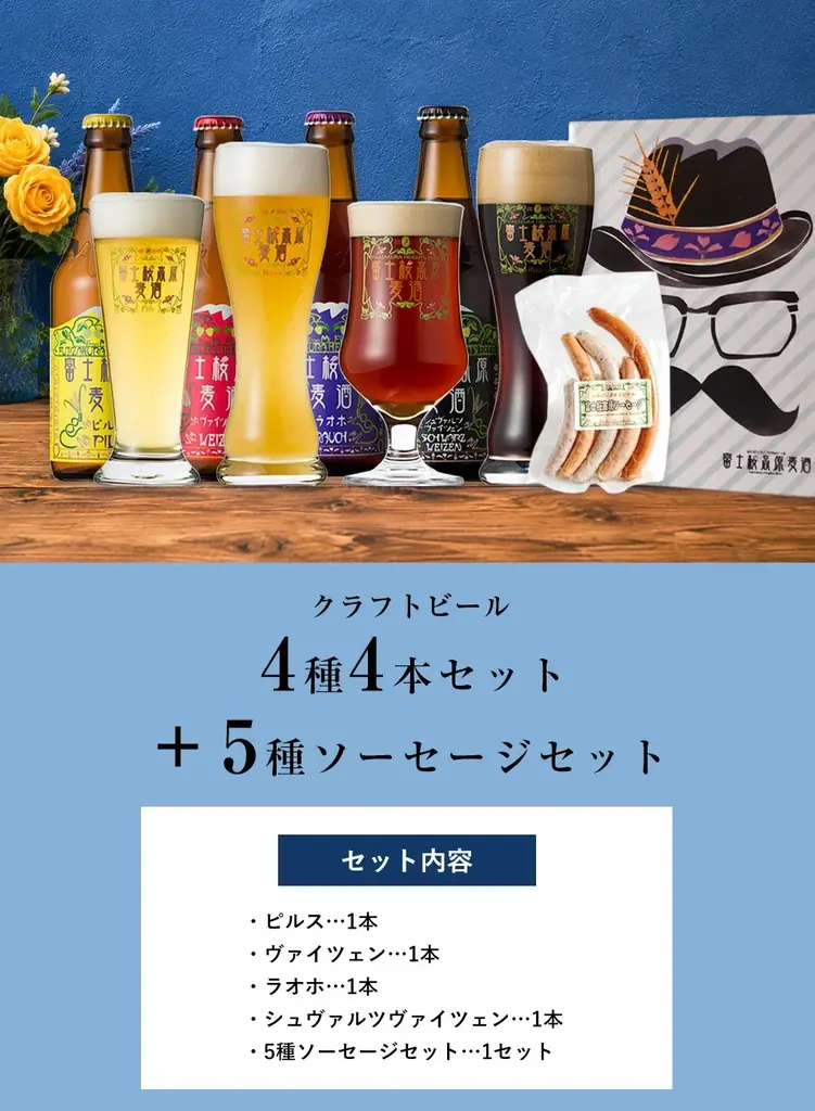 【富士桜高原麦酒】６月２１日の「父の日」日頃の感謝を込めて、お父さんに「クラフトビール」を贈りませんか！父の日限定BOXで発売中!! 画像 4