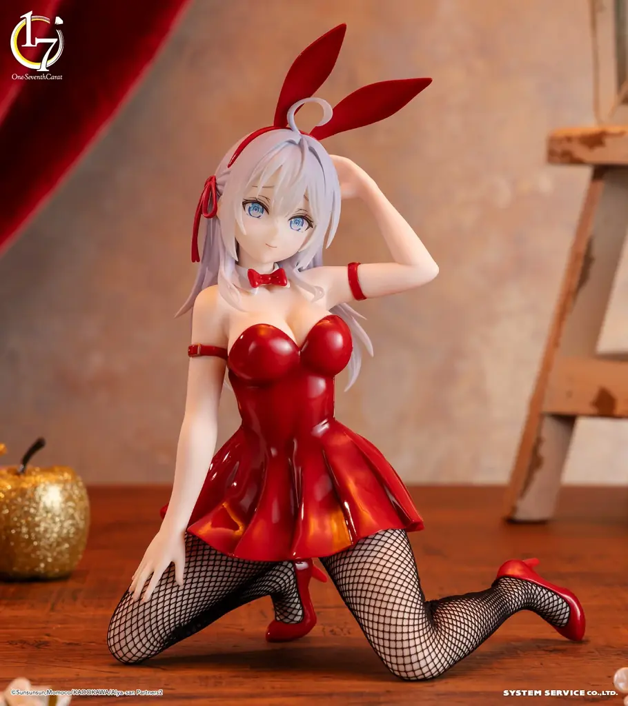 システムサービスのフィギュアブランド「One-Seventh Carat」からTVアニメ「時々ボソッとロシア語でデレる隣のアーリャさん」アーリャ バニーVer.REDが2026年6月に登場！ 画像 2