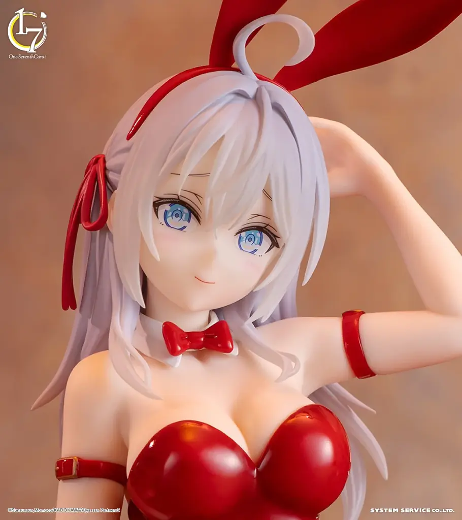 システムサービスのフィギュアブランド「One-Seventh Carat」からTVアニメ「時々ボソッとロシア語でデレる隣のアーリャさん」アーリャ バニーVer.REDが2026年6月に登場！ 画像 3