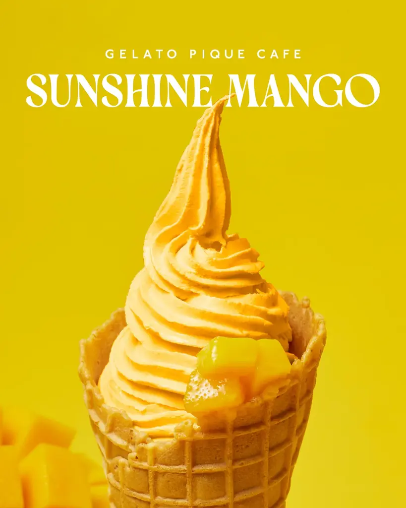 【gelato pique cafe】宮崎県産マンゴーの濃厚な甘みを楽しむ“SUNSHINE MANGO”フェアを開催！マンゴーをたっぷり使用したクレープとソフトクリームが登場＜6月18日～＞ 画像 4