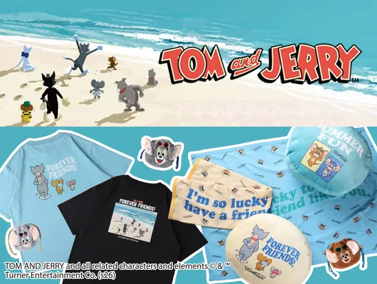 6月17日発売　ライトオン×トムとジェリー夏コレ