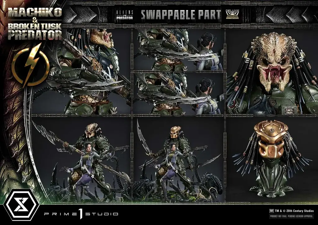 コミック『エイリアン VS. プレデター』から、「マチコ & ブロークンタスク・プレデター」を1/4スケールで立体化 画像 11