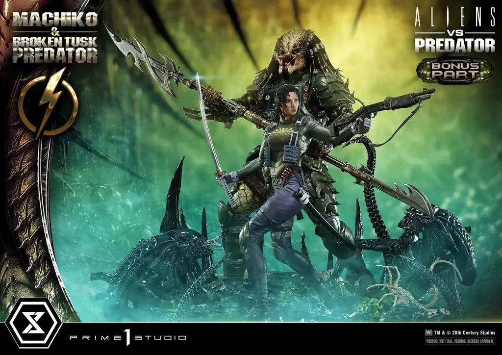 コミック『エイリアン VS. プレデター』から、「マチコ & ブロークンタスク・プレデター」を1/4スケールで立体化 画像 14