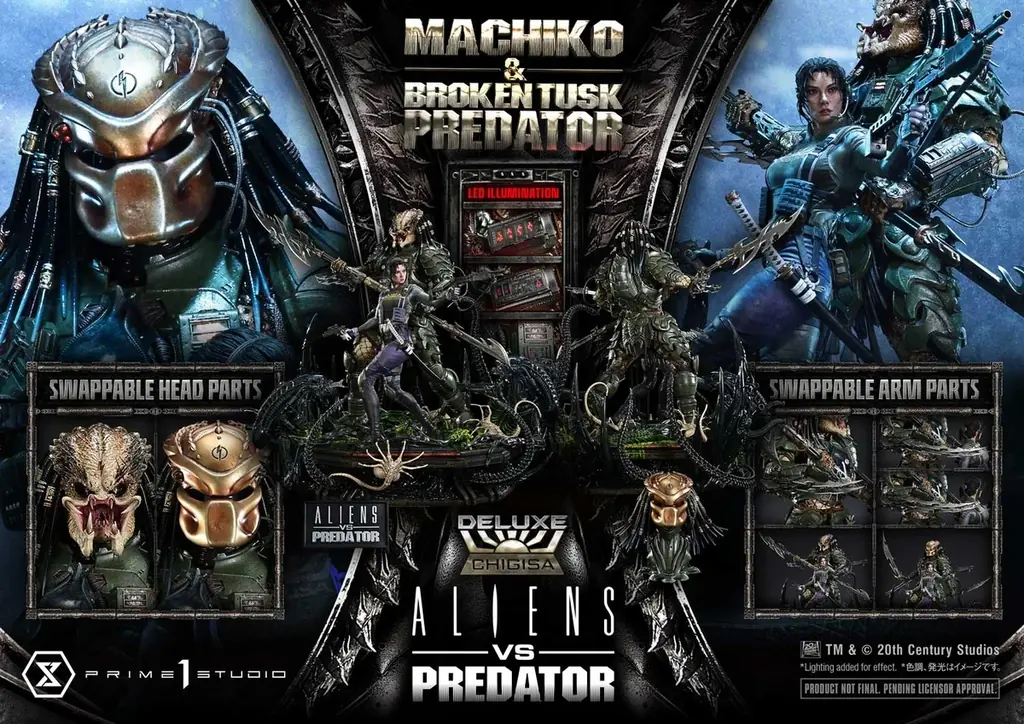 コミック『エイリアン VS. プレデター』から、「マチコ & ブロークンタスク・プレデター」を1/4スケールで立体化 画像 16