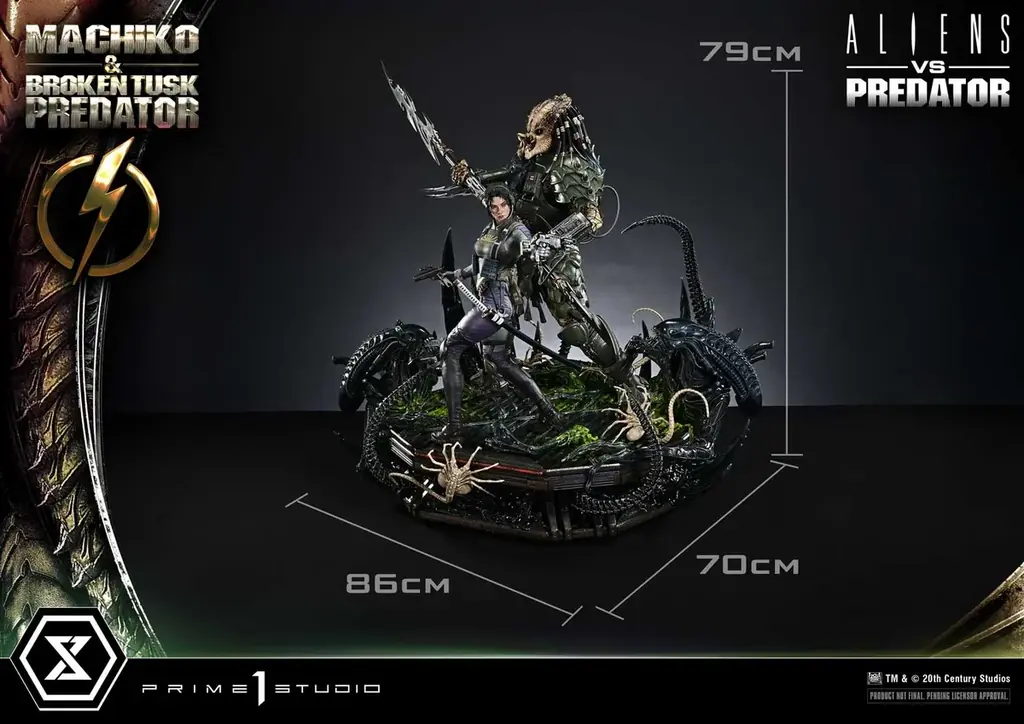 コミック『エイリアン VS. プレデター』から、「マチコ & ブロークンタスク・プレデター」を1/4スケールで立体化 画像 17