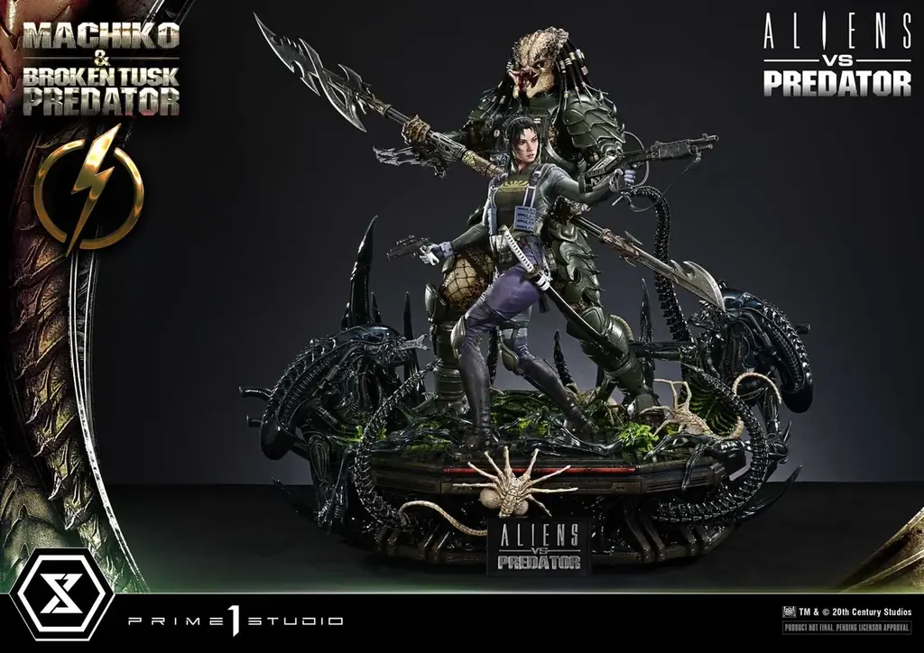 コミック『エイリアン VS. プレデター』から、「マチコ & ブロークンタスク・プレデター」を1/4スケールで立体化 画像 2