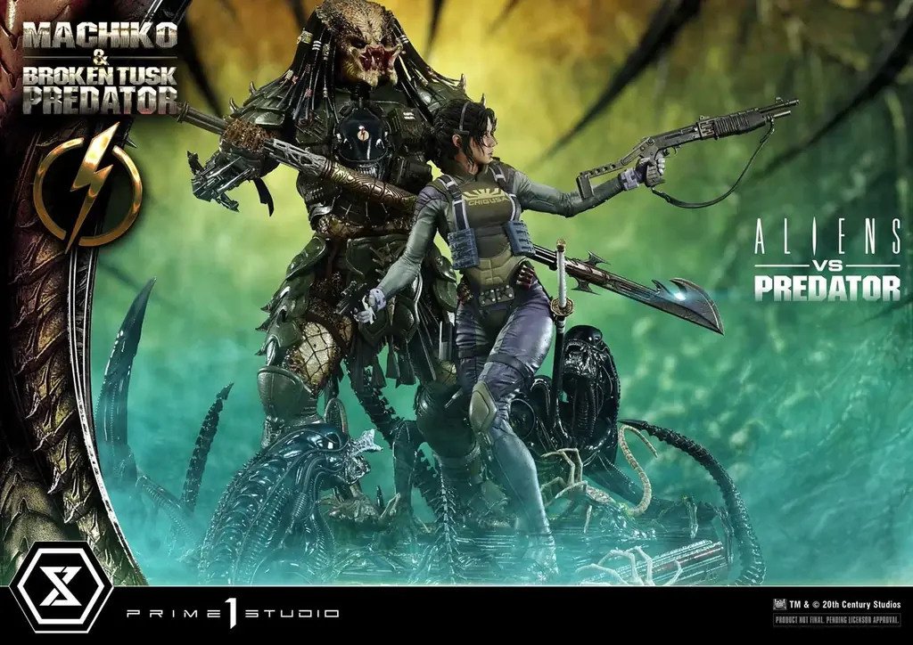 コミック『エイリアン VS. プレデター』から、「マチコ & ブロークンタスク・プレデター」を1/4スケールで立体化 画像 3