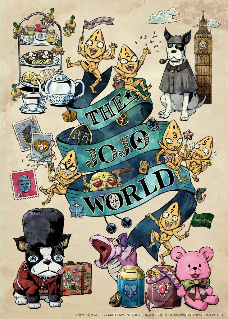 7月24日開幕：THE★JOJO WORLD 1周年で新ビジュアル&新メニュー
