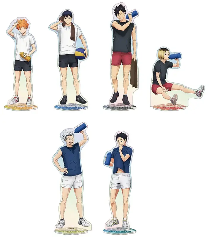 アニメ「ハイキュー!!」より、日向や影山たち6人の描き下ろしビジュアルを使用した新商品が8月22日発売！　アニメイトでは同日より、特典「イラストシート」がもらえるフェアを開催!! 画像 2