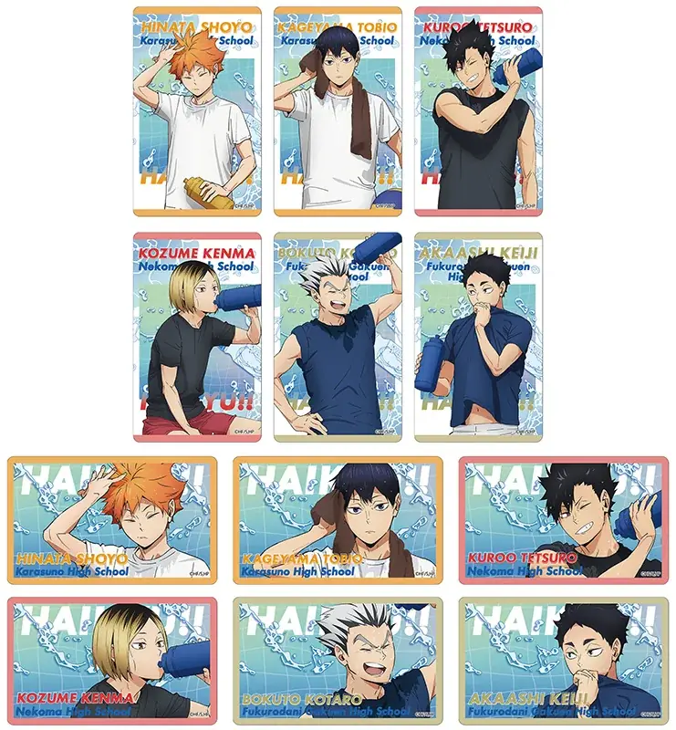 アニメ「ハイキュー!!」より、日向や影山たち6人の描き下ろしビジュアルを使用した新商品が8月22日発売！　アニメイトでは同日より、特典「イラストシート」がもらえるフェアを開催!! 画像 5