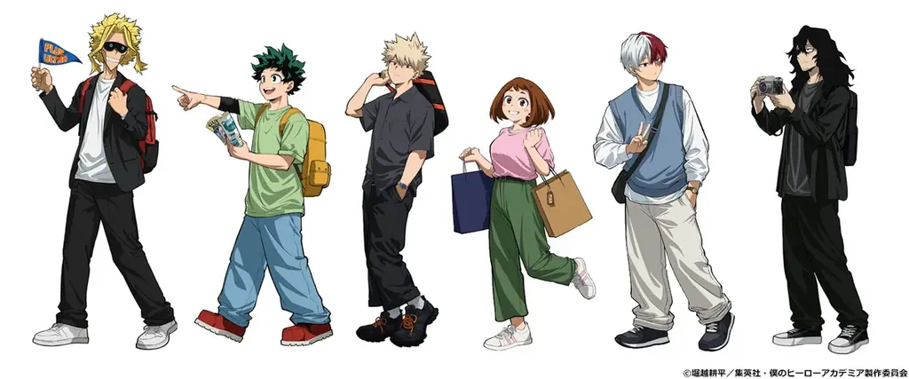 アニメ『僕のヒーローアカデミア』より、描き下ろしビジュアルを使用した新商品が8月8日発売！　アニメイトでは同日より、特典がもらえるフェアを開催!! 画像 1