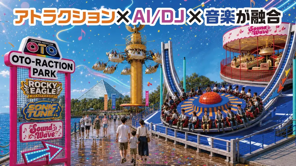 8月1日開業｜八景島にAI×音楽『OTO-RACTION PARK』誕生