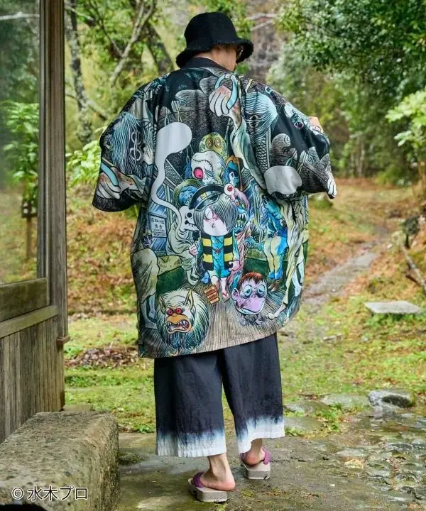 水木しげるの妖怪たちが和モダンに息づく― 感性が織りなす、新感覚ファッション第2弾 ゲゲゲの鬼太郎＆目玉おやじ柄が新登場 画像 11
