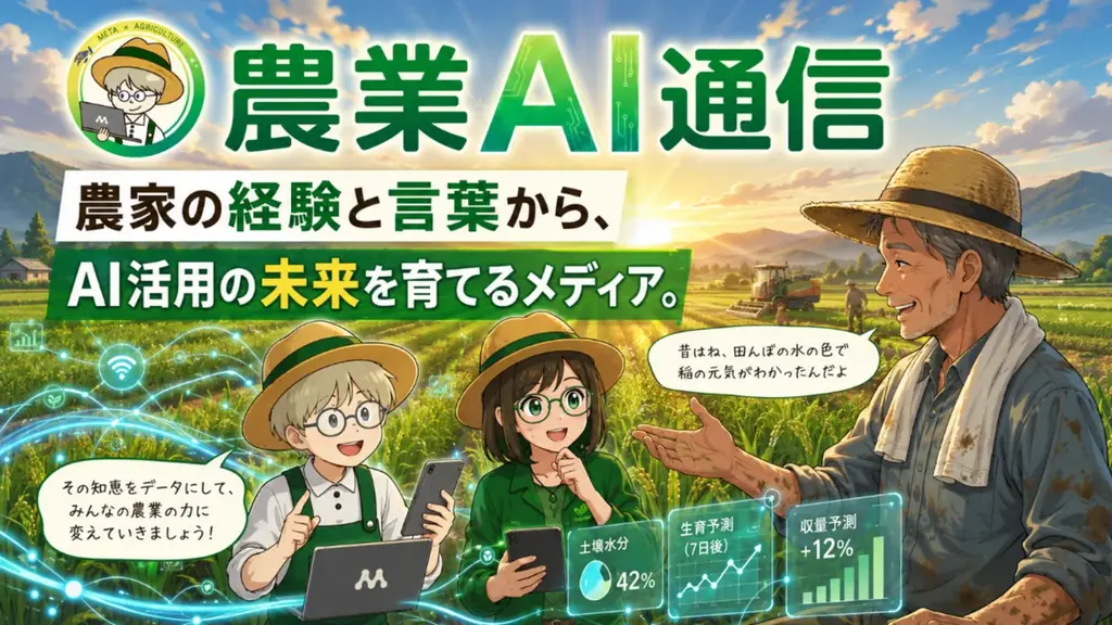 【3農家限定】農家がAIで現場課題を解決する時代へ。農業AI通信、第2期メディアアンバサダー募集開始 画像 4