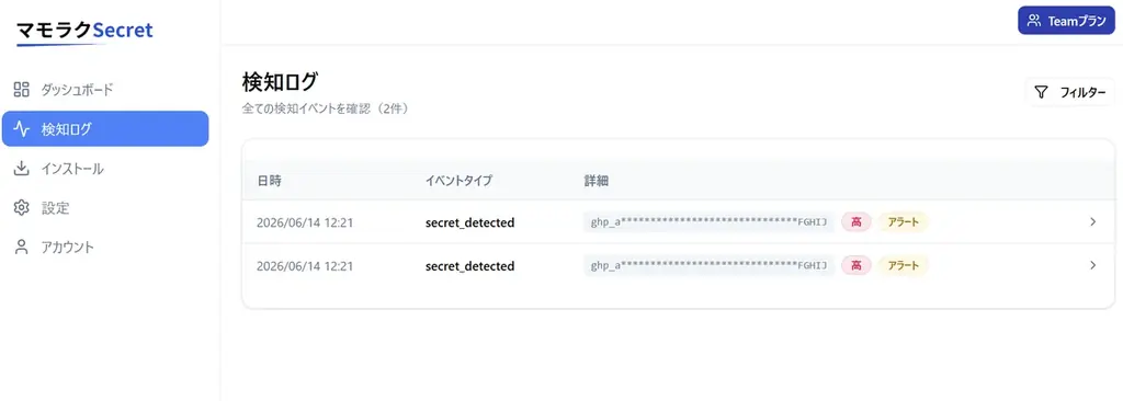 そのClaude Code、APIキーを流出させていませんか。シークレット漏洩を防ぐプラグイン「マモラクSecret」無償公開 画像 3
