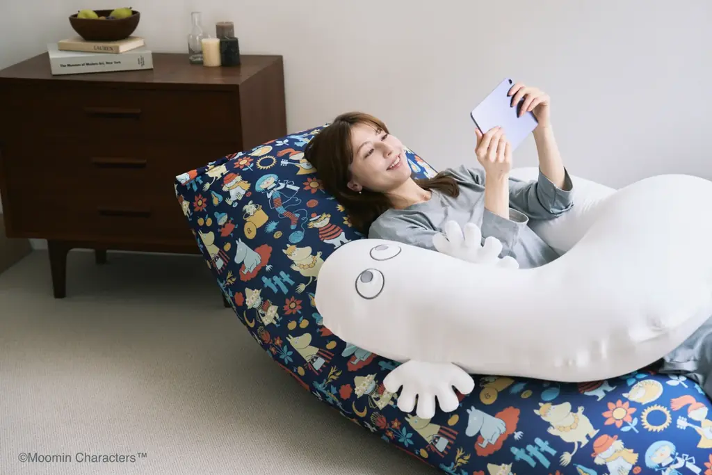 MOOMINとYogiboのコラボレーション、シリーズへ。ビンテージパターンの「Yogibo Max」と、ニョロニョロデザインの「Yogibo Support」が登場 画像 15