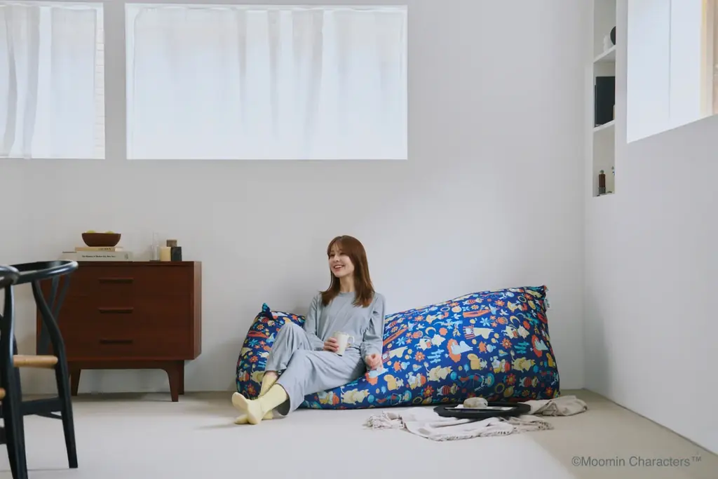 MOOMINとYogiboのコラボレーション、シリーズへ。ビンテージパターンの「Yogibo Max」と、ニョロニョロデザインの「Yogibo Support」が登場 画像 3