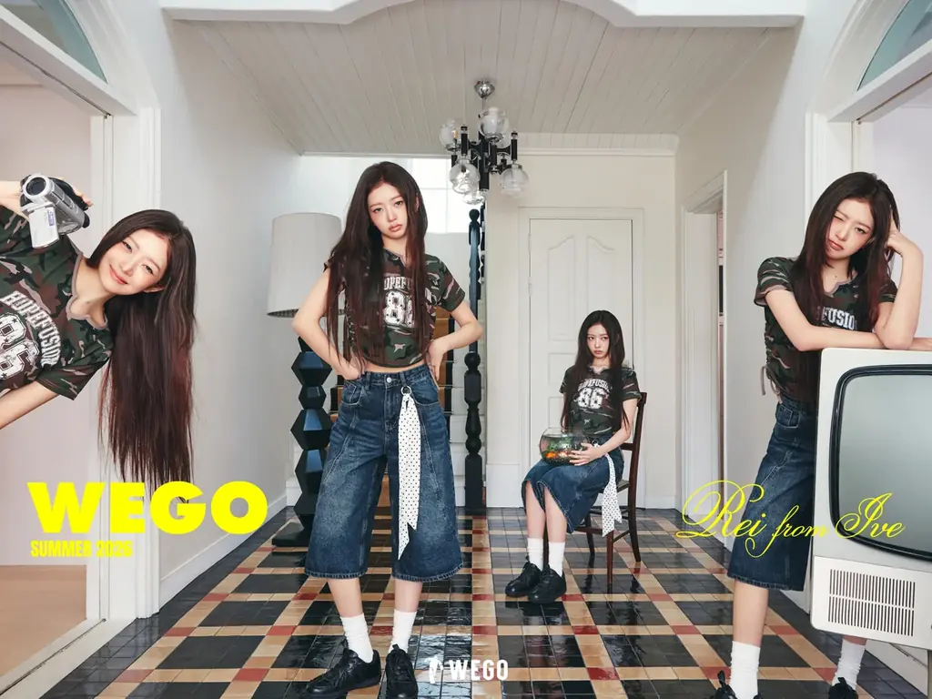 WEGO 2026 SUMMERビジュアルモデルに韓国6人組グループ「IVE」の「REI」が就任！ 画像 2