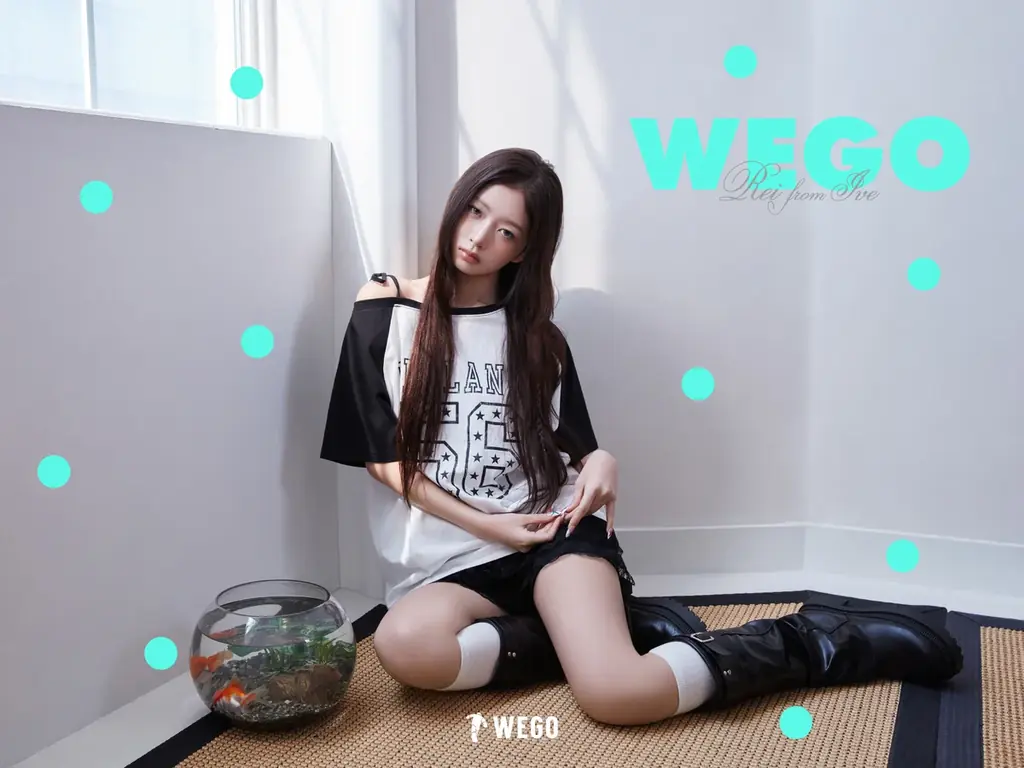 WEGO 2026 SUMMERビジュアルモデルに韓国6人組グループ「IVE」の「REI」が就任！ 画像 5