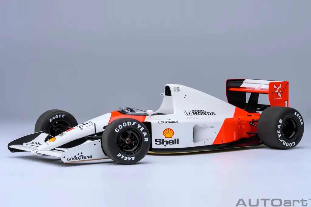 多くのファンからのリクエストに応え、AUTOart「マクラーレン ホンダ MP4/6（アイルトン・セナ）」の再販が決定。 画像 14