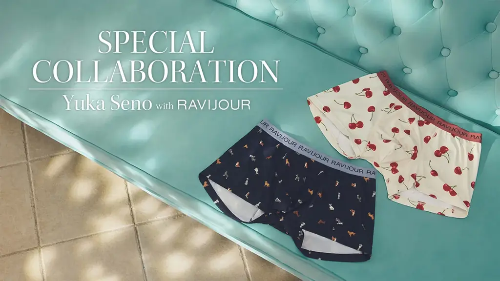 RAVIJOUR×妹尾ユウカ第2弾、ポップなメンズパンツ登場