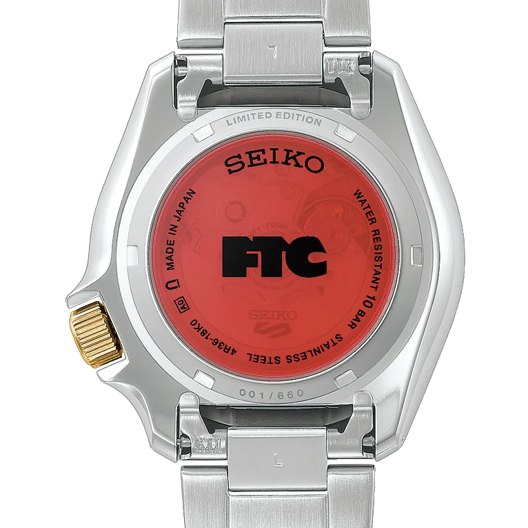 ＜セイコー 5スポーツ＞より、誕生40周年を迎えたスケートブランド「FTC」とのコラボレーション限定モデルを発売。 画像 5