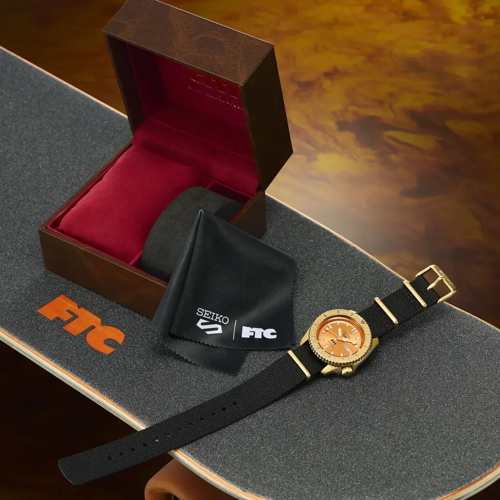 ＜セイコー 5スポーツ＞より、誕生40周年を迎えたスケートブランド「FTC」とのコラボレーション限定モデルを発売。 画像 8