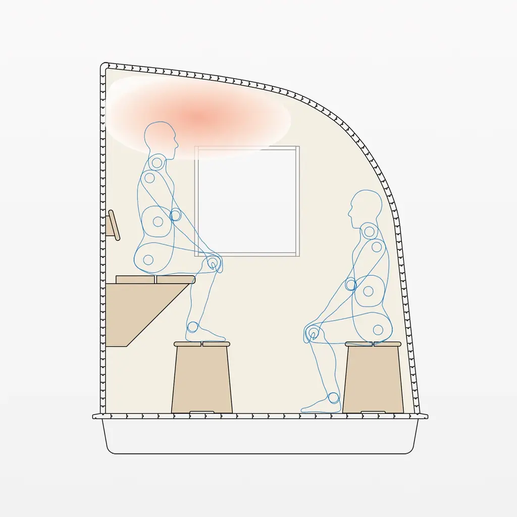 マルニ木工 × ONE SAUNA 共同開発の家具品質サウナ「kupu sauna」、「湯の山 素粋居」へ世界初導入〜 木の客室「木刻」、石の客室「石砬」で異なるサウナ体験を設計 〜 画像 4