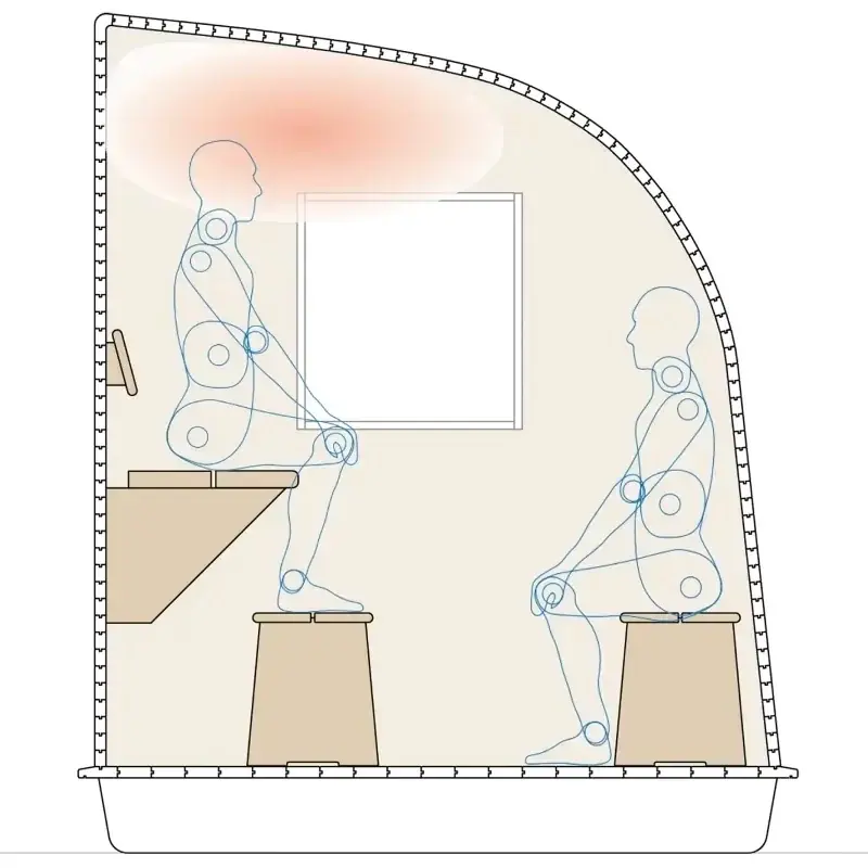 マルニ木工 × ONE SAUNA 共同開発の家具品質サウナ「kupu sauna」、「湯の山 素粋居」へ世界初導入 画像 4
