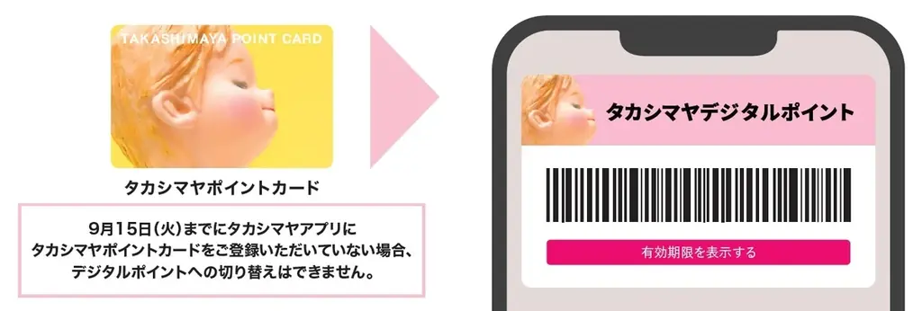 【高島屋】タカシマヤアプリで「デジタルポイント」サービスを開始。2026年9月16日（水）より 店舗・オンラインで、より便利にポイント利用が可能に！ 画像 2