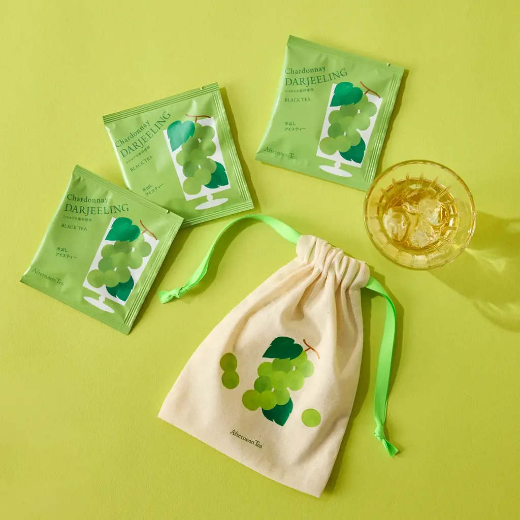 【Afternoon Tea】白桃が華やかに香る「白桃とラズベリーのブランマンジェパフェ」や白桃のミニパフェも選べる「アフタヌーンティーセット」など新作スイーツ＆ティー 画像 12