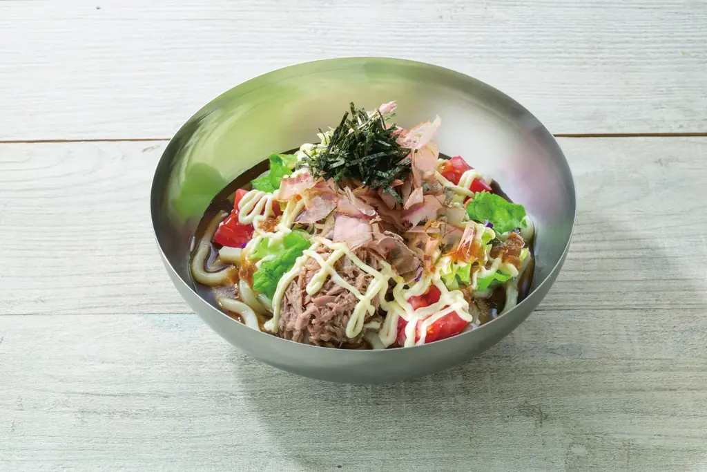 創業当時の“初代和風さらだうどん”が復刻！父の日に合わせ、ビールやご家族で楽しめるキッズメニューのクーポンが半額！ 画像 2