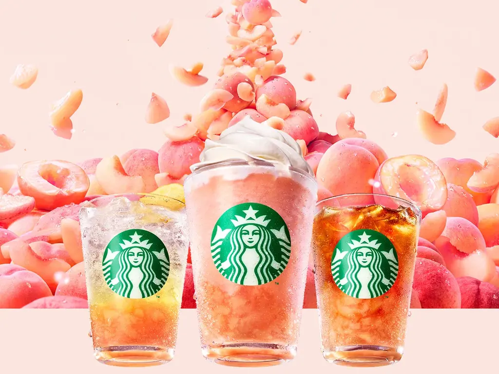 6月24日発売｜スタバの桃ビバレッジ3種、選べる夏の一杯