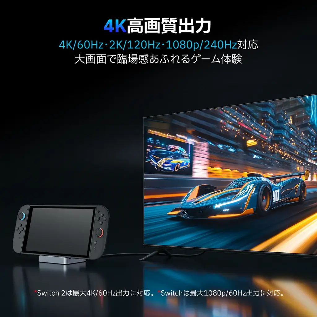 GuliKit、Switch 2とSwitchの両方に対応した「GuliKit Switch 2ドック」を発売 画像 6